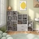 preview thumbnail 99 of 202, DH BASIC Modern Wood Customizable Stackable Storage Organizer - Cube Shelves, Drawer Cabinet, Bookcase with Doors by Denhour