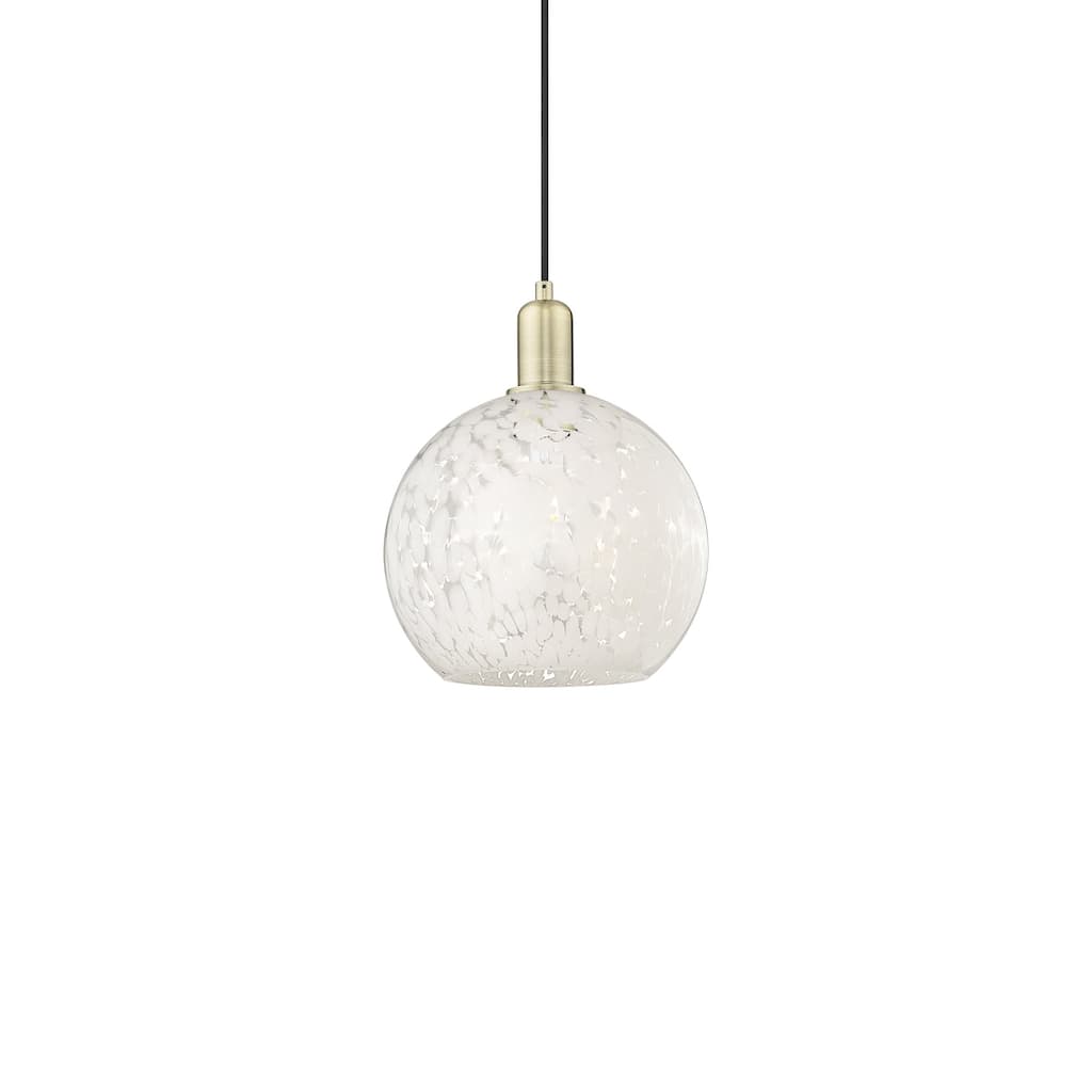 Innovations Lighting 716-1P-13-10 White Mouchette Pendant White