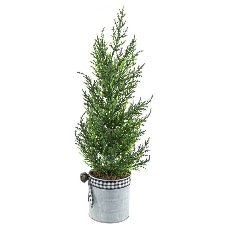 18.5" Artifical Cypress Christmas Tree Unlit
