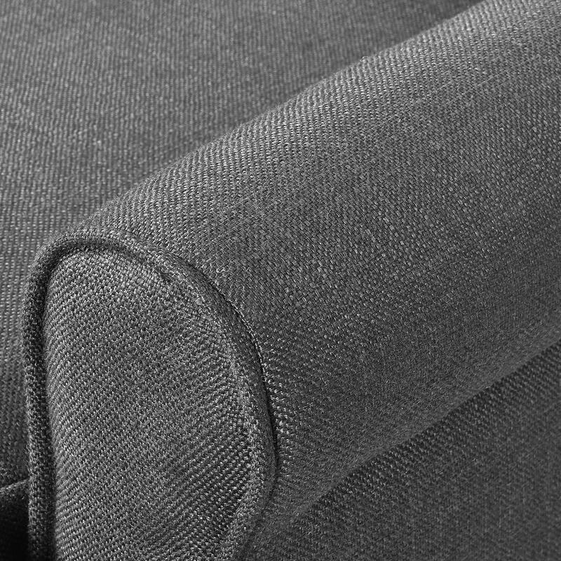 Serta Copenhagen 73" Sofa Couch for Two People, Pillowed Back Cushions and Rounded Arms, Durable Modern Upholstered Fabric