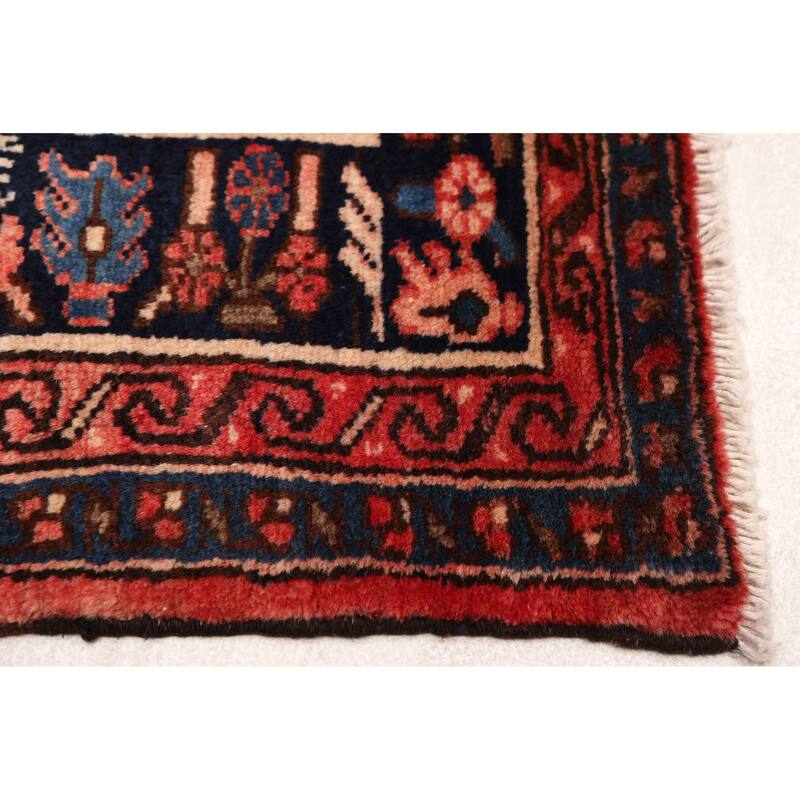 ECARPETGALLERY Hand-knotted Andelz Red Wool Rug - 4'11 x 6'7