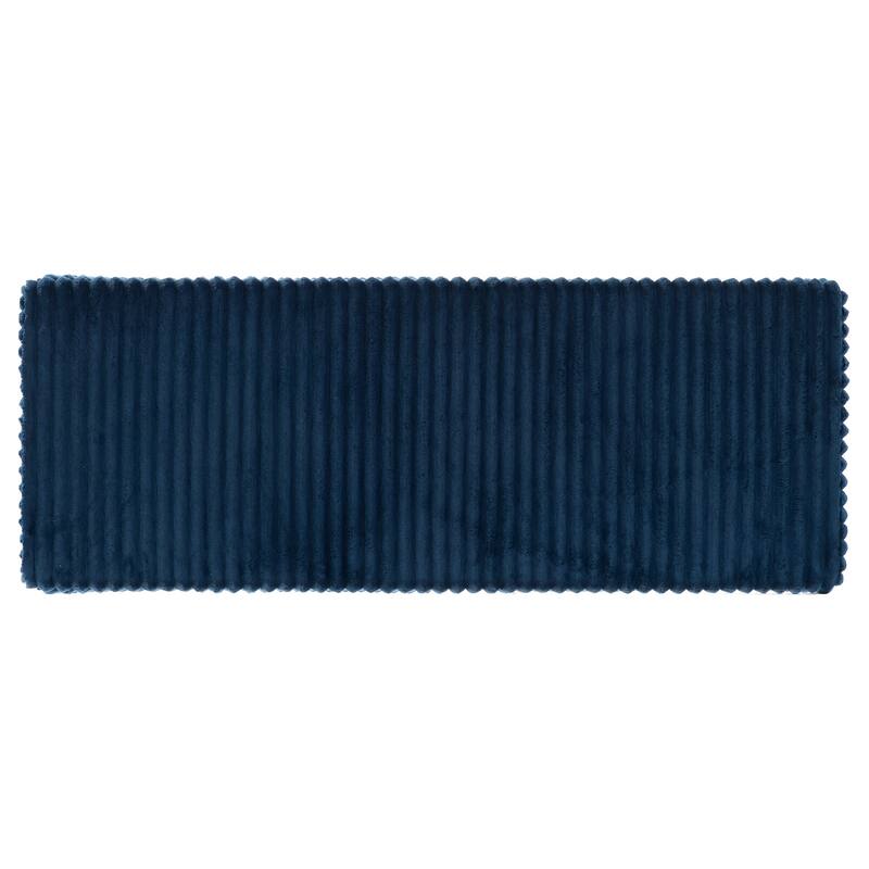 SAFAVIEH Couture Lynzie Plush Corduroy Storage Bench - 55"W x 21"D x 19"H