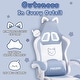 preview thumbnail 34 of 46, BOSSIN Gaming Chair with Cat Ears and Cat Paw Cushion Pillow,Cute Kawaii Reclining Computer Chair for Girl with Footrest