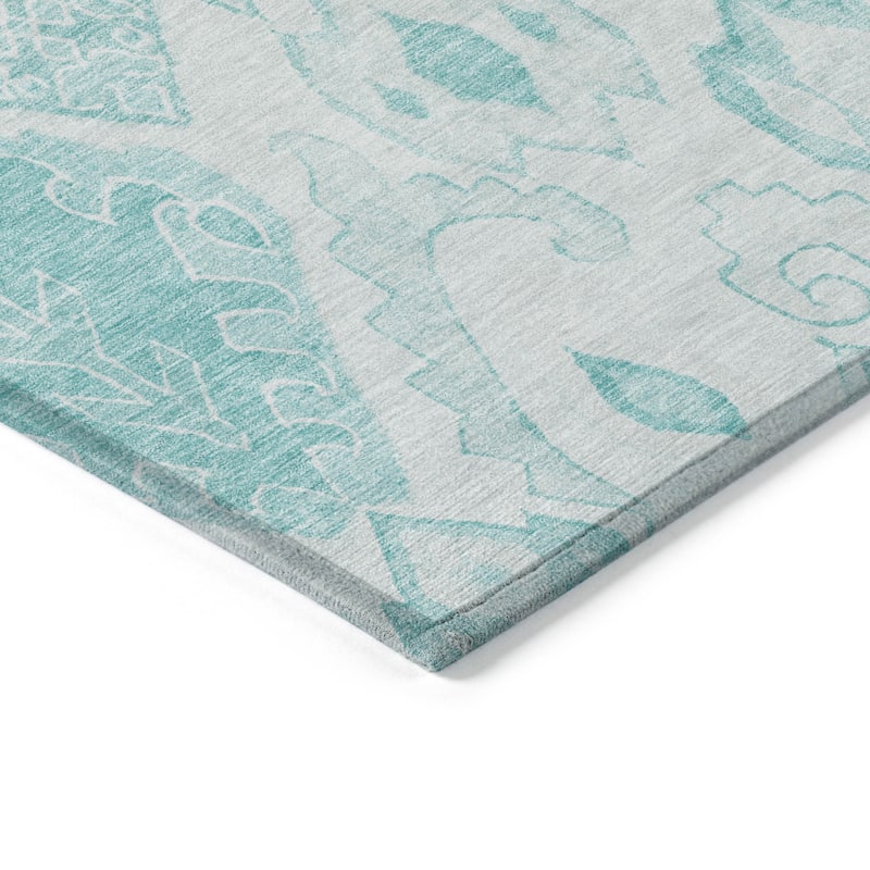 HomeRoots Moroccan Transitional Rectangle Outdoor Rug