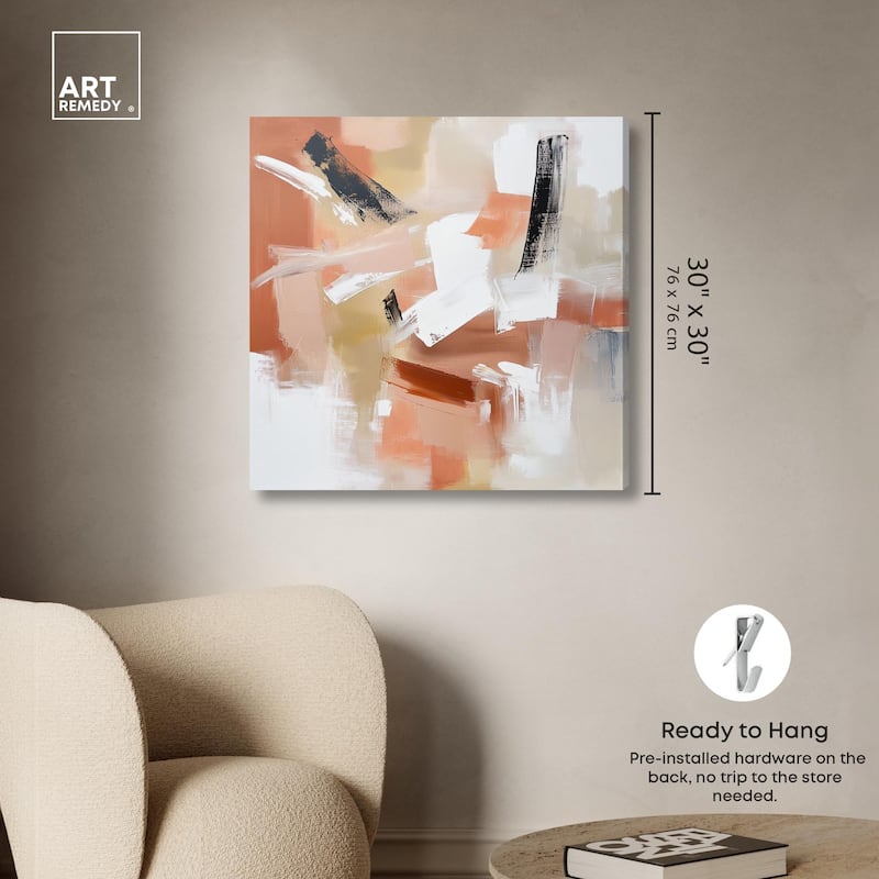 Rose and Rust III Canvas by Art Remedy, Gallery Wrapped