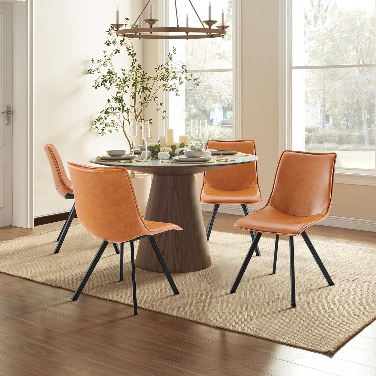 Low back fabric hotsell dining chairs