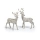 preview thumbnail 1 of 0, Decorative Resin Reindeer Figurines, Set of 2