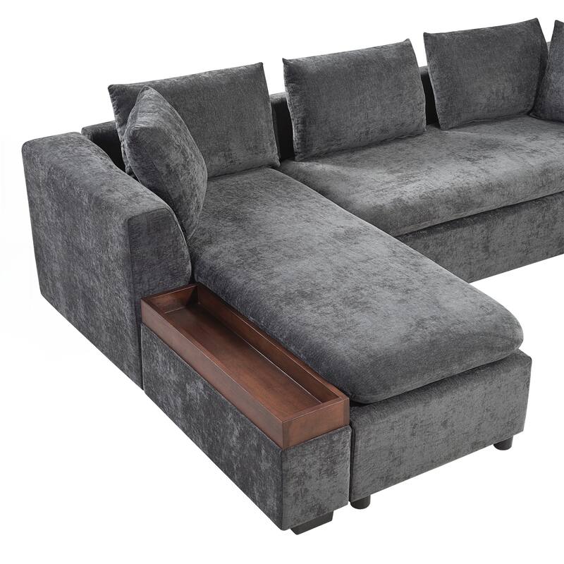 L-shaped Sofa Upholstered Sofa Couch