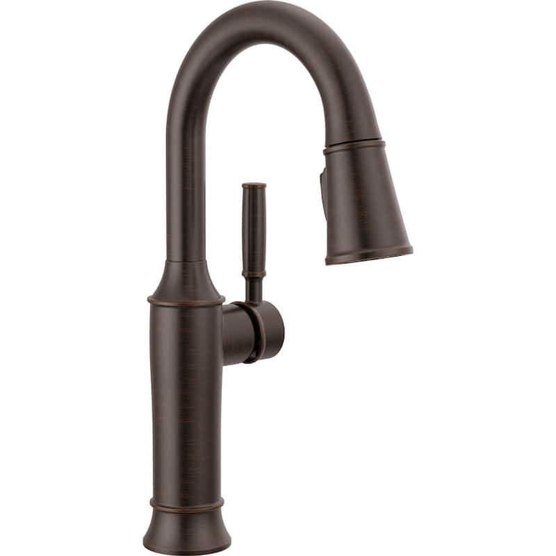 Delta 9984-DST Renaldi 1.8 GPM Single Hole Pull-Down Bar/Prep Faucet
