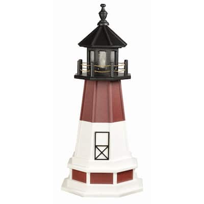 Barnegat Replica Poly Lighthouse with Base