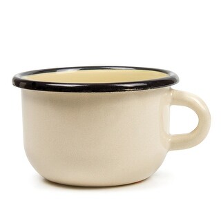 STP-Goods 8.5-oz Beige Enamelware Mug