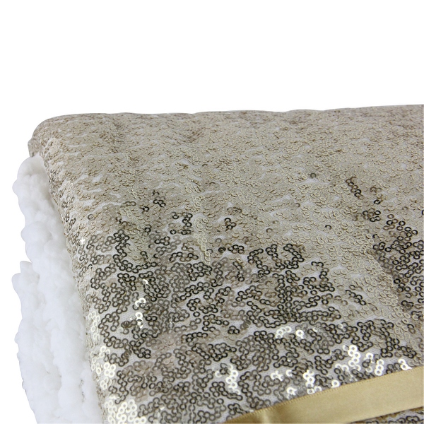 White sequin throw on sale