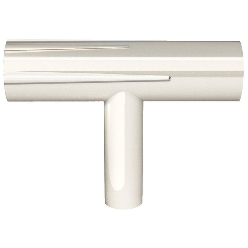 Hapny Home SU14 Sunburst 1-15/16" Designer Luxury T Bar Solid Metal - Polished Nickel