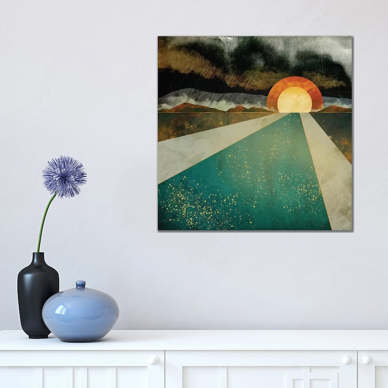 iCanvas "Retro Sunset" by SpaceFrog Designs Canvas Print - 18x18x1.5