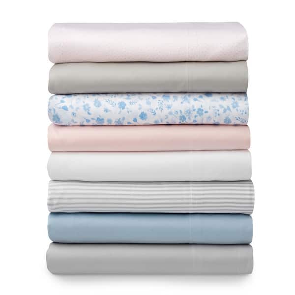 slide 2 of 5, Martha Stewart Leigh Floral Egyptian Cotton Sheets Queen