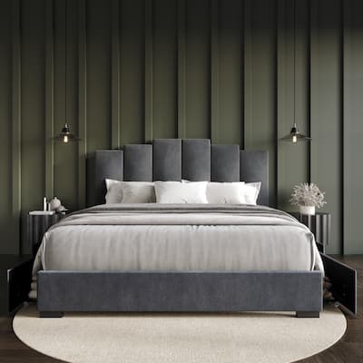 Yuma Upholstered Storage Platform Bed