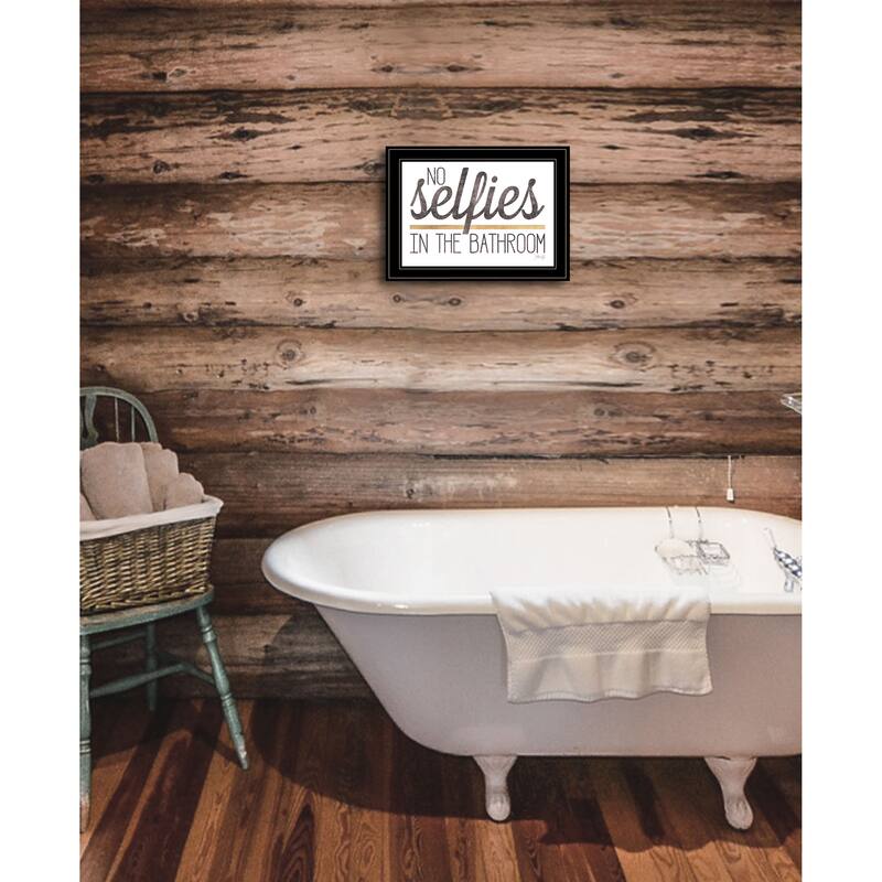 Framed Wall Art - Humorous "Marriage is a Beach", Black Frame