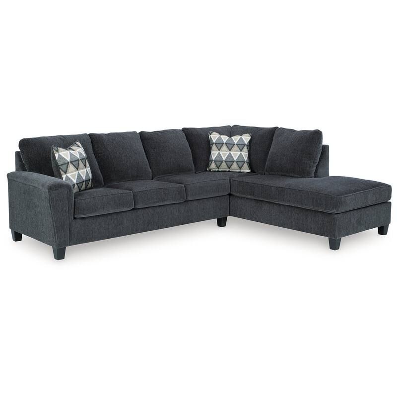 Signature Design by Ashley Abinger 2-Piece Sleeper Sectional with Chaise - 116"W x 91"D x 39"H