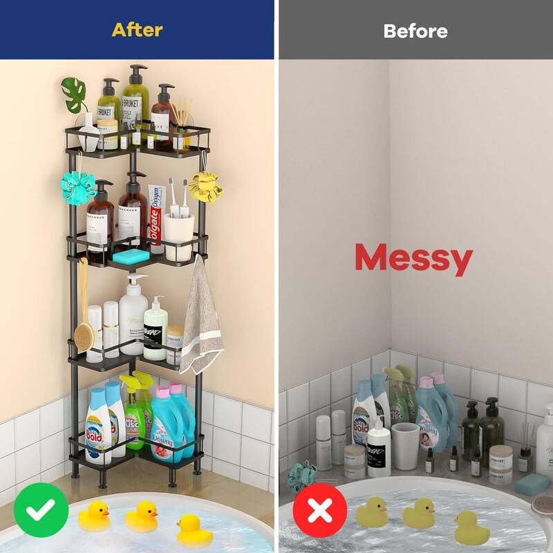 4 Tier Standing Shower Caddy