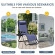 preview thumbnail 25 of 61, Homall Patio Zero Gravity Chair Lawn Lounge Chair with Pillow Set of 2