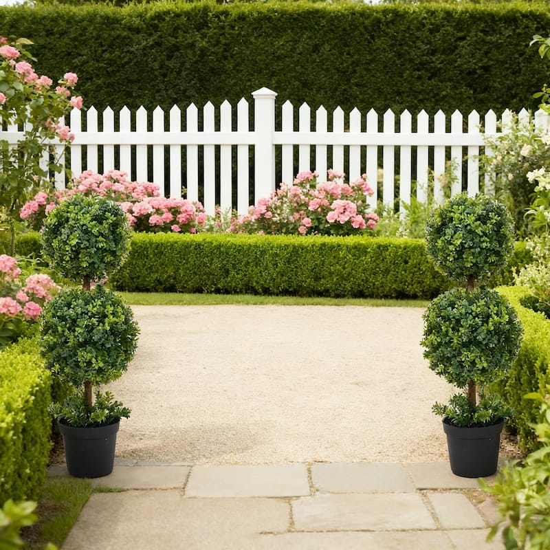 Artificial Boxwood Topiary Tree 3Ft/3.7Ft/4.2Ft