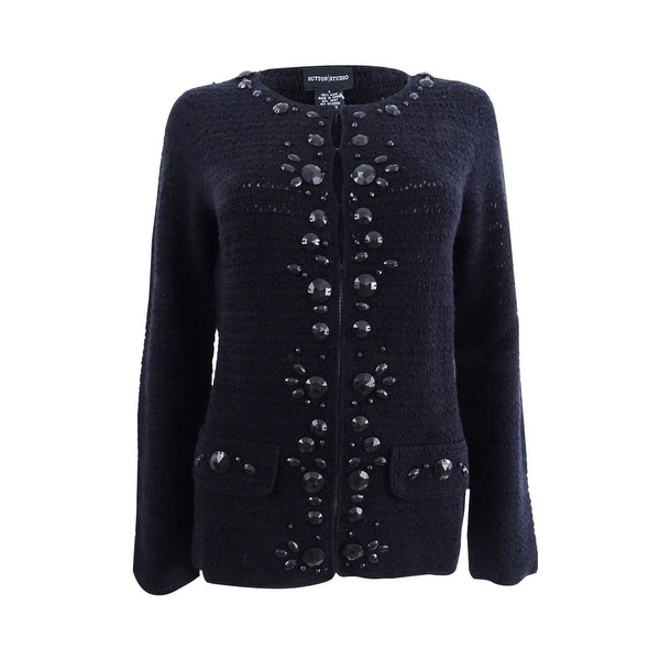 chunky balloon sleeve cardigan