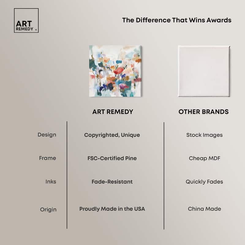 Riot of Color Canvas by Art Remedy, Gallery Wrapped
