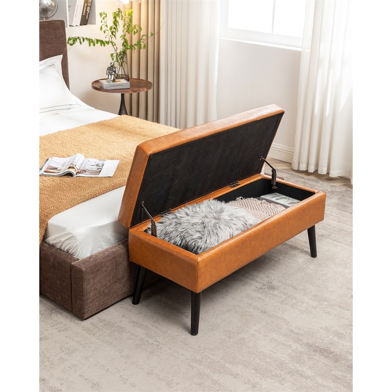 Storage Bench for Bedroom,End of Bed Bench Foot of Bed,Entryway Bench