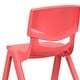 preview thumbnail 14 of 47, 2 Pack Plastic Stackable School Chair with 12"H Seat, Preschool Seating