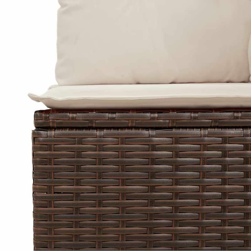 8 Piece Outdoor Sofa Set with Cushions
