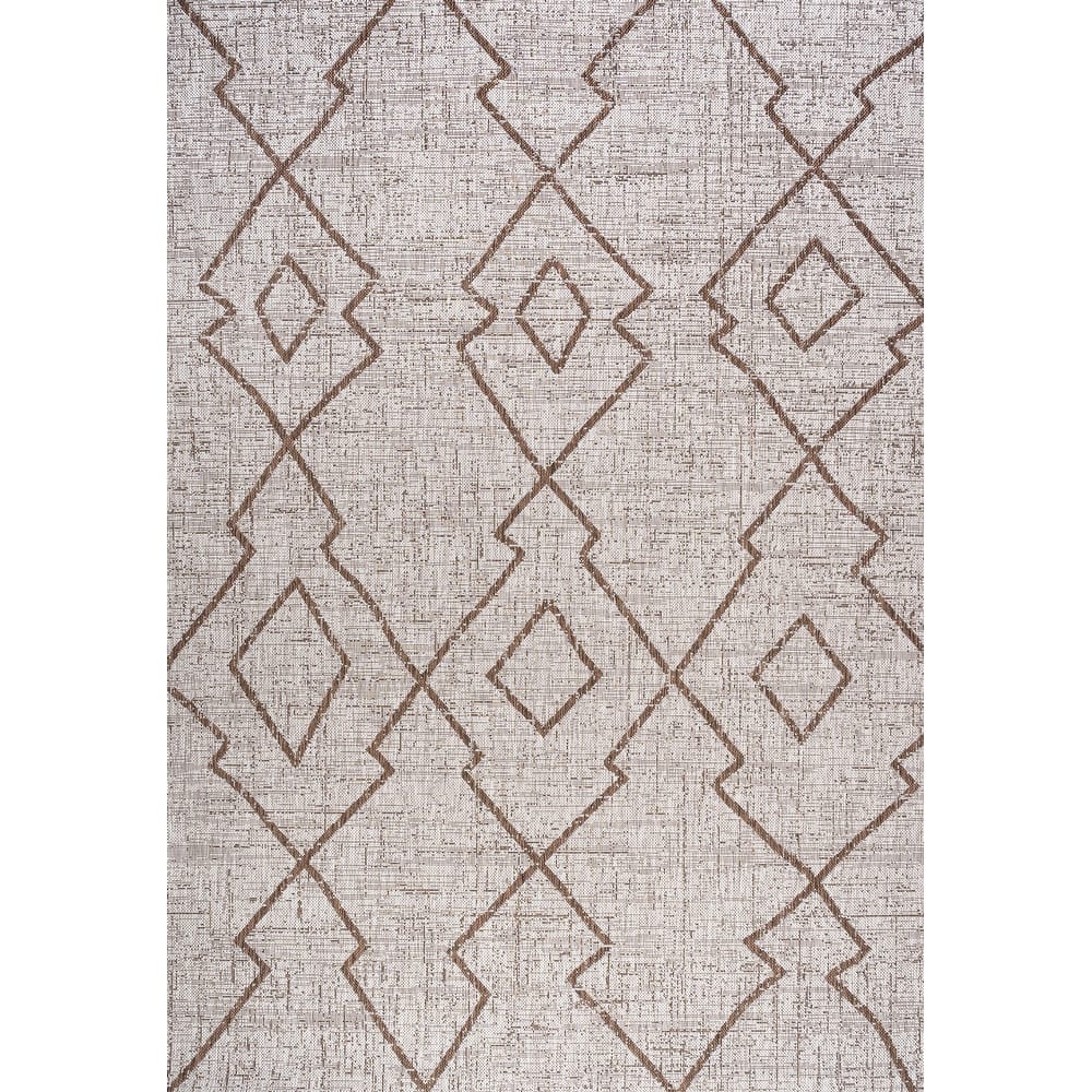 JONATHAN Y Derya Tribal Diamond Trellis Indoor/Outdoor Area Rug