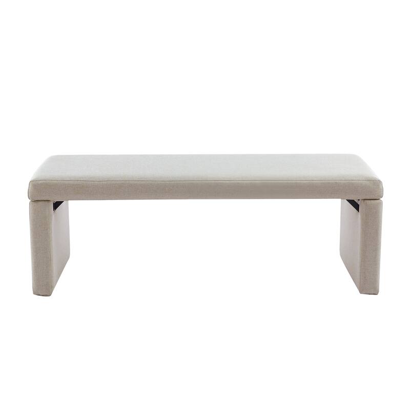 Porthos Home Cyril Fabric Upholstered Accent Bench