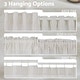 preview thumbnail 48 of 46, Linen Blend Light Filtering Back Tab/Rod Pocket Panel Pair(Set of 2)