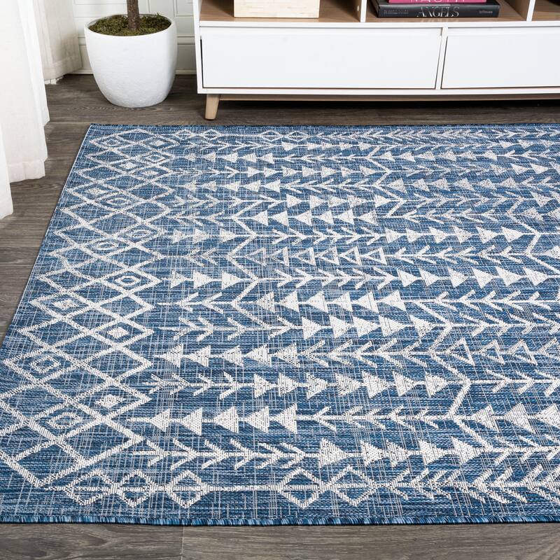 JONATHAN Y Sukie Bohemian Geometric Indoor/Outdoor Area Rug