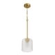 preview thumbnail 8 of 9, Craftmade 60591 Claire 7" Wide Mini Pendant