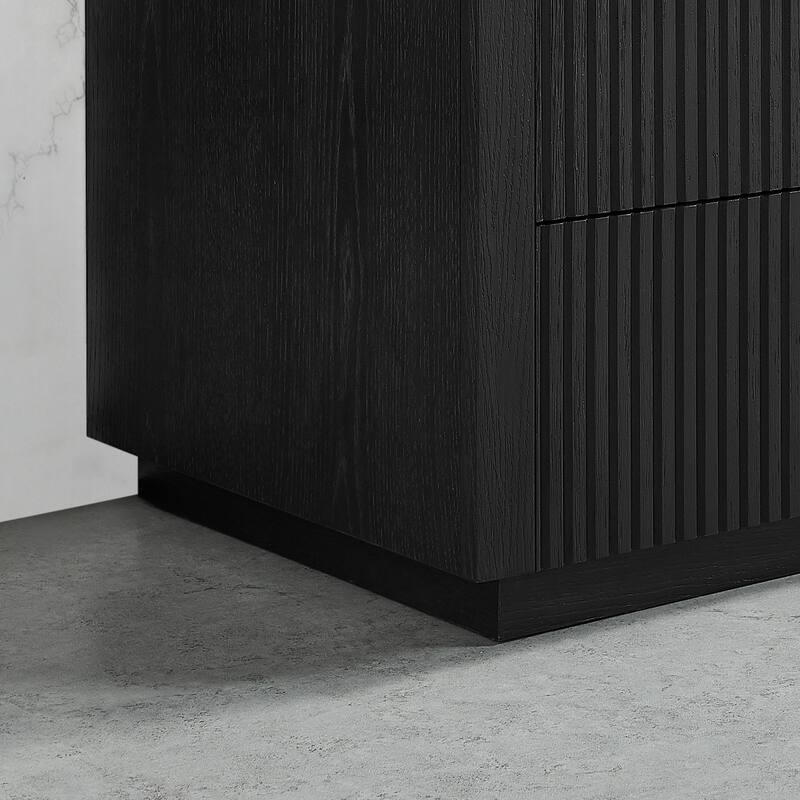 Santarem Solid Wood Partitioned Storage Cabinet