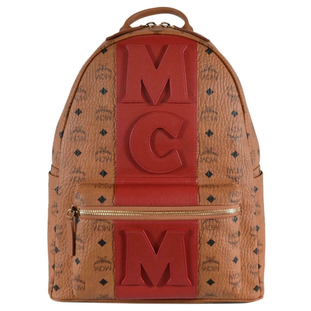 mcm backpack stripe