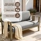preview thumbnail 181 of 195, Outdoor Teak Solid Wood Patio Furniture Set Loveseat Armchair Table Collection