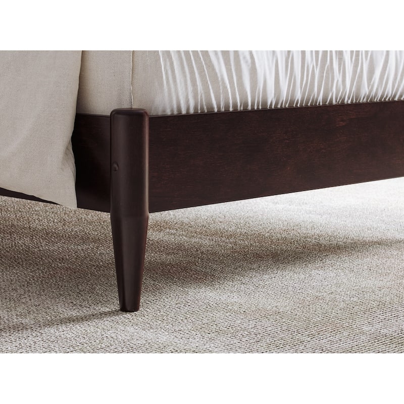 Charlotte Solid Wood Low Profile Platform Bed