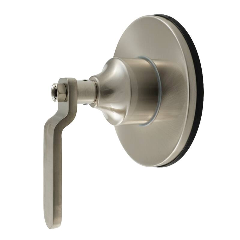 Whitaker Single-Handle Three-Way Diverter Valve with Round Trim Kit - Brushed Nickel