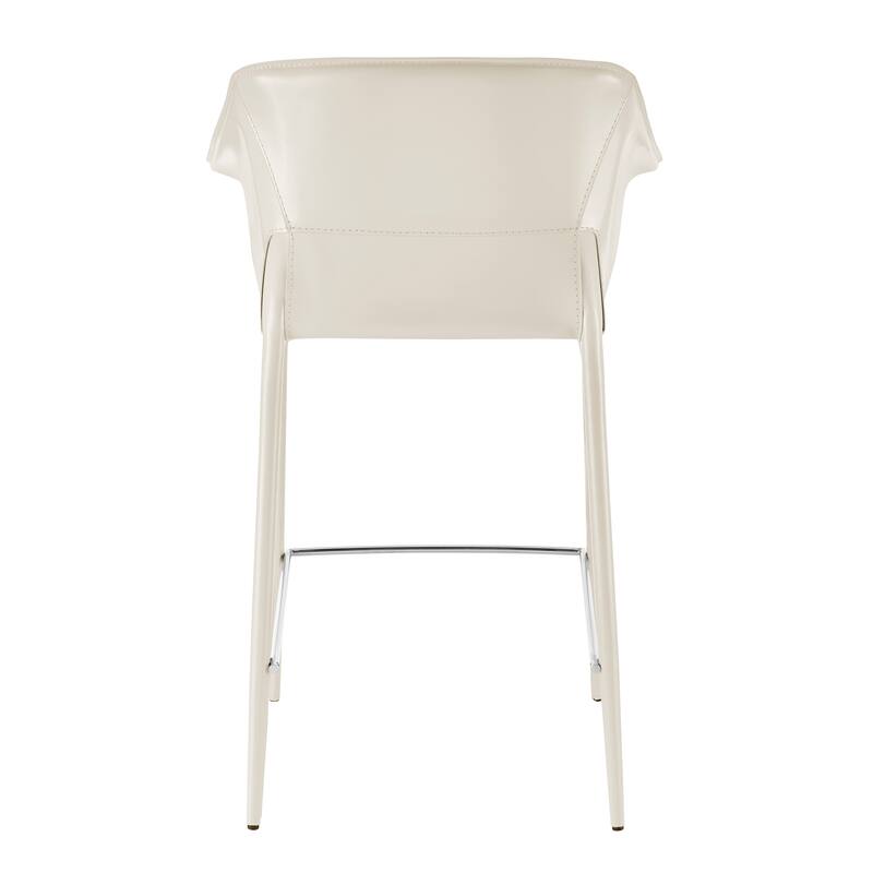 NPD Furniture Callie Recycled Leather Counter Stool