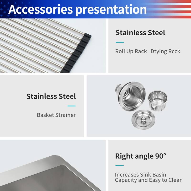 Undermount Single Bowl Stainless Steel Kitchen Sink