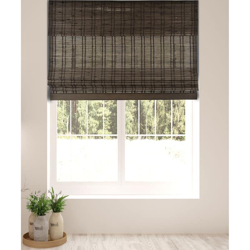 Arlo Blinds Dali Walnut Cordless Bamboo Shades