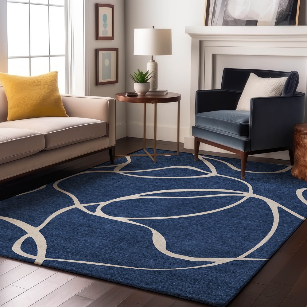 Premium Washable Super Soft Abstract Dash Mayfield Rug