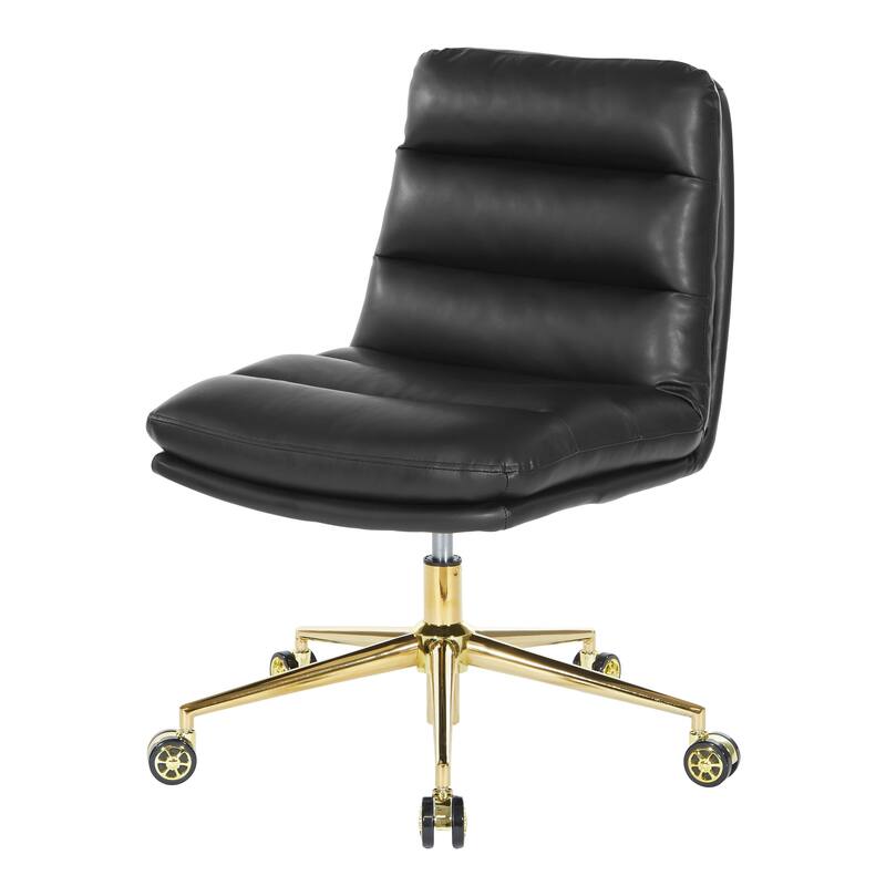 Legacy Swivel Office Chair in Faux Leather