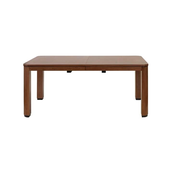 Mid-Century Modern Wood Kitchen Dining Table, Brown