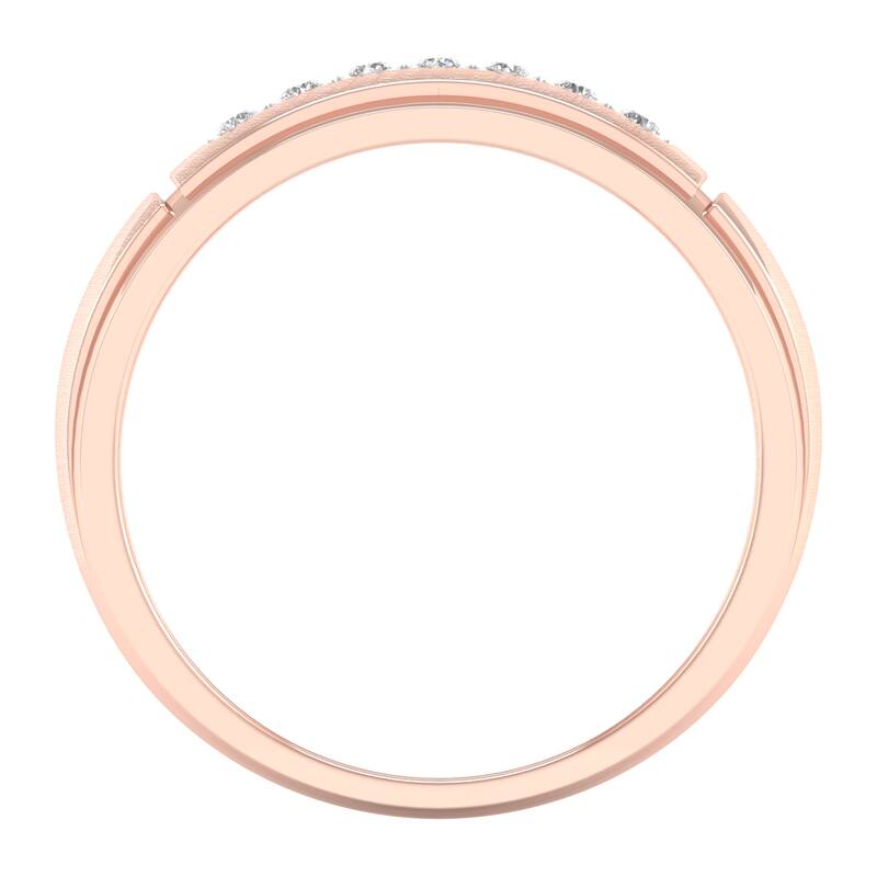 1/10ct TDW Diamond Ring in 10K Gold for Men