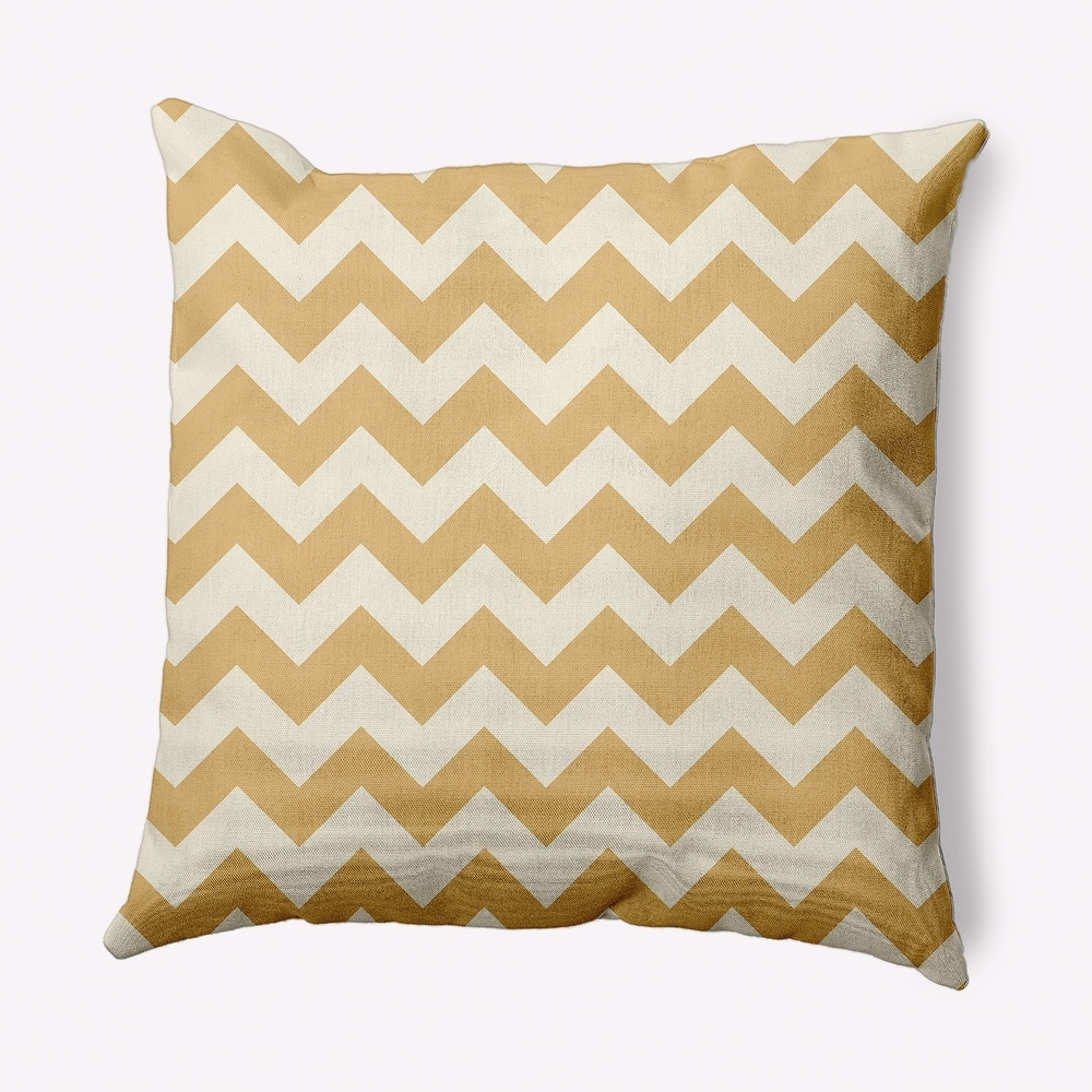 Zig Zag Stripe Soft Spun Polyester Decorative Throw Pillow