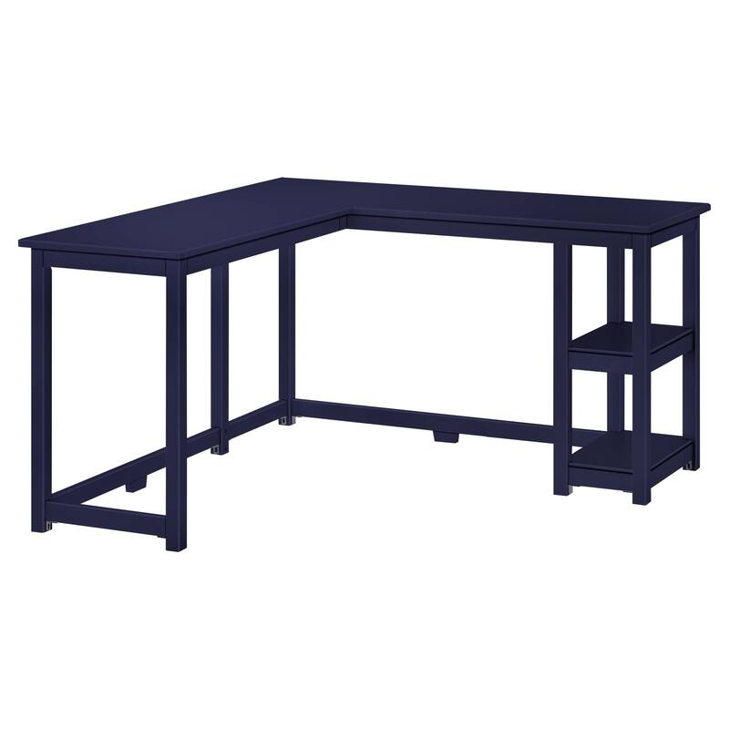 Max and Lily Corner Desk w/ Shelves