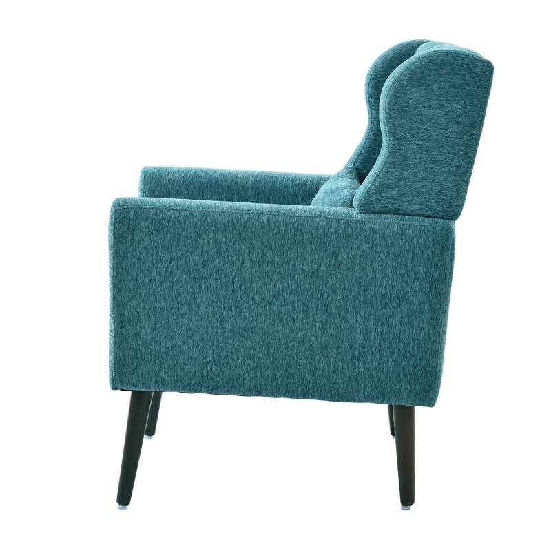 Teal 24.21" Button Tufted Arm Chair